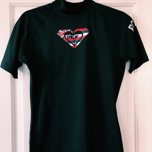 Black Roxy rash guard